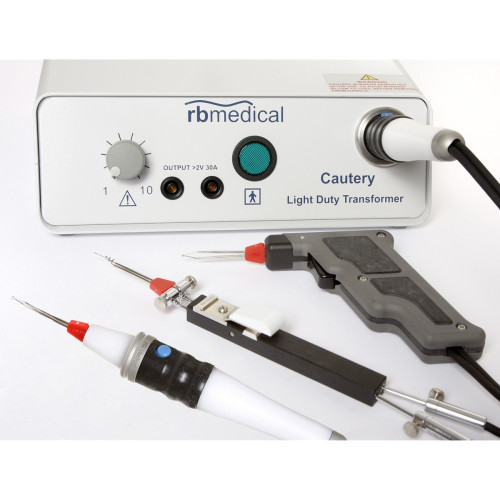 JC624 Light Duty Mains Cautery Unit with Pistol-grip Handle & 5 Burners