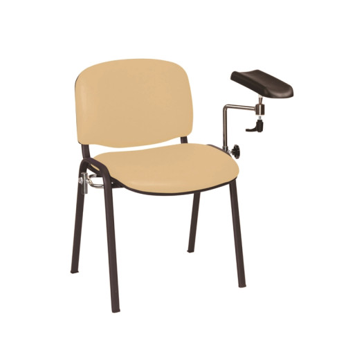 Sunflower Vinyl Upholstered Phlebotomy & Treatment Chair - Beige