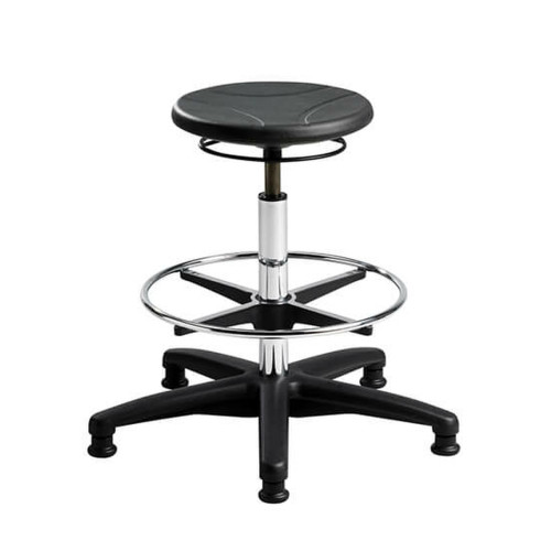 'Comet' Hi-rise Gas Lift Operator Stool with Foot Ring