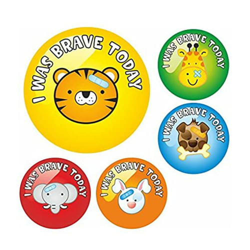 Children's Bravery Stickers - Pack of 120