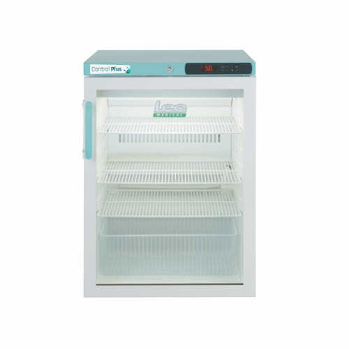 PPGR158-UK Pharmacy Plus Fridge with Glass Door - 158 Litre