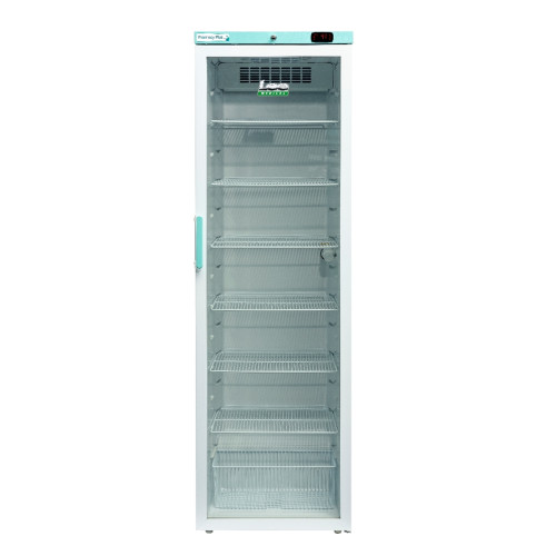 PPGR400BT Pharmacy Plus Bluetooth Enabled Fridge Glass Door - 400 Litre