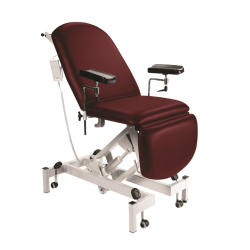 Sunflower Fusion Phlebotomy Chair Electric1 - Red Wine