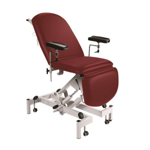 Sunflower Fusion Phlebotomy Chair Hydraulic - Red Wine