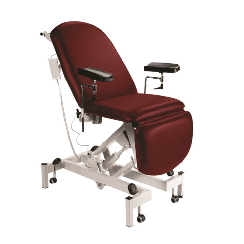 Sunflower Fusion Phlebotomy Chair Electric2 - Red Wine