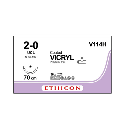 Vicryl Sutures V114H x 36