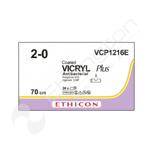 Vicryl Plus Sutures VCP1216E x 24