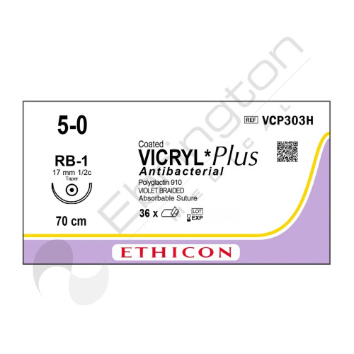 Vicryl Plus Sutures VCP303H x 36