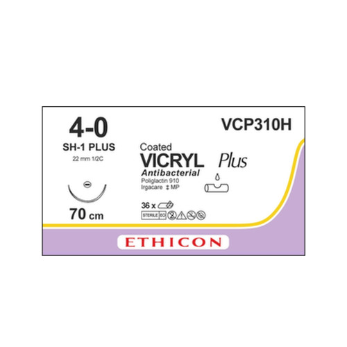 Vicryl Plus Sutures VCP310H x 36