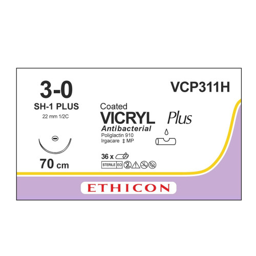 Vicryl Plus Sutures VCP311H x 36