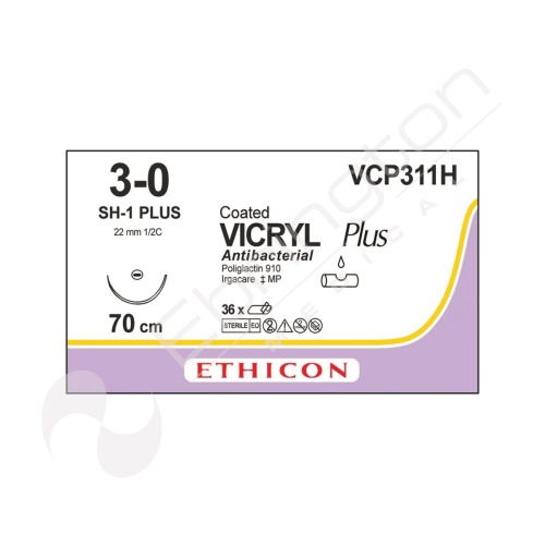 Vicryl Plus Sutures VCP311H x 36