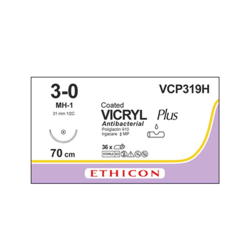 Vicryl Plus Sutures VCP319H x 36