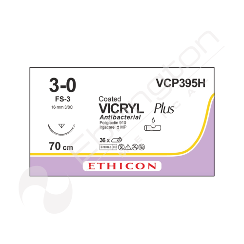 Vicryl Plus Sutures VCP395H x 36