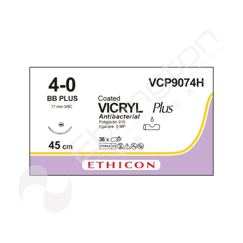 Vicryl Plus Sutures VCP9074H x 36