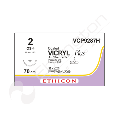 Vicryl Plus Sutures VCP9287H x 36