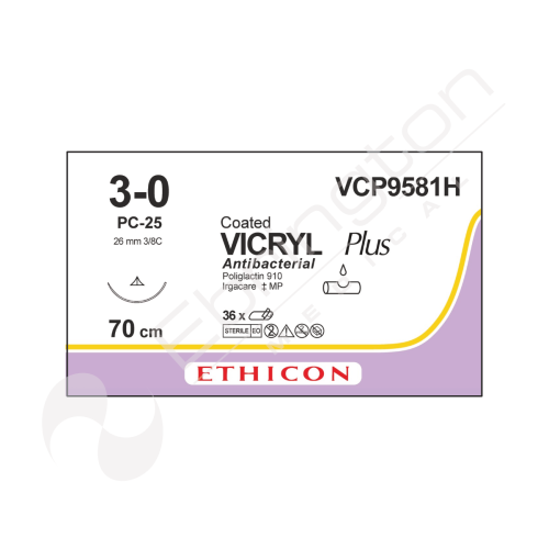 Vicryl Plus Sutures VCP9581H x 36