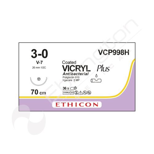 Vicryl Plus Sutures VCP998H x 36