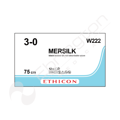 Mersilk Sutures W222 x 12