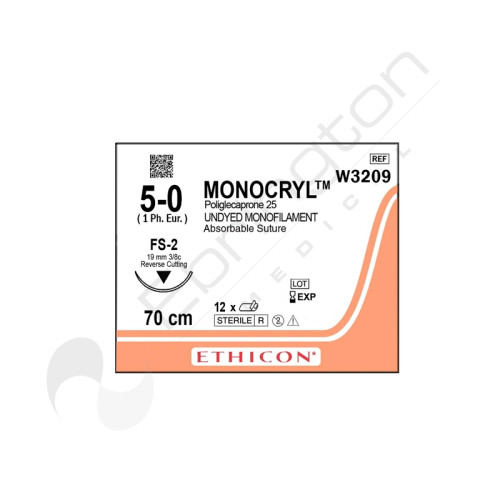 Monocryl Sutures W3209 x 12