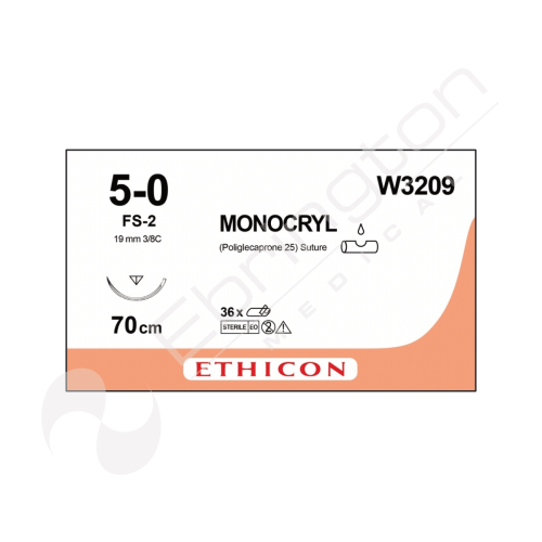 Monocryl Sutures W3209 x 12