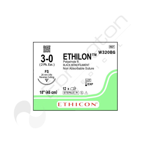 Ethilon Sutures W320BG x 12