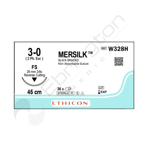 Mersilk Sutures W328H x 36