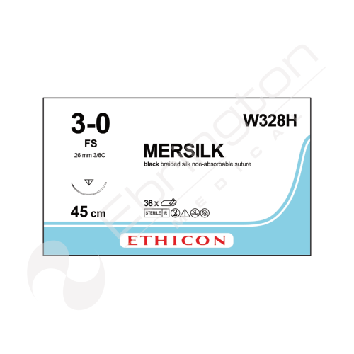 Mersilk Sutures W328H x 36