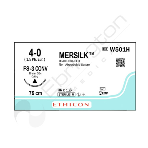 Mersilk Sutures W501H x 36