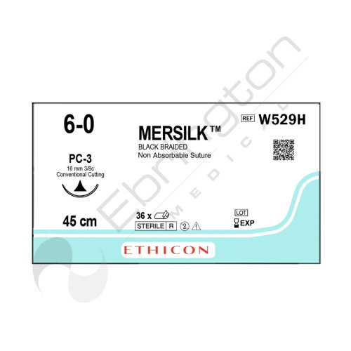 Mersilk Sutures W529H x 36