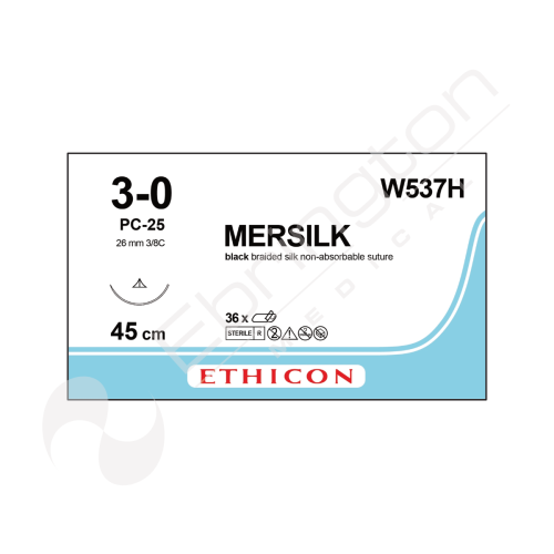 Mersilk Sutures W537H x 36