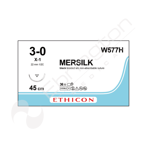 Mersilk Sutures W577H x 36