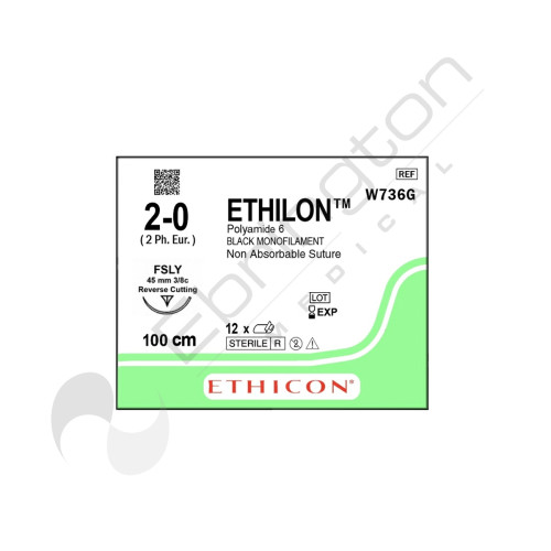 Ethilon Sutures W736G x 12