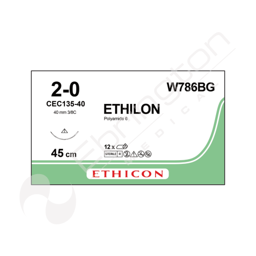 Ethilon Sutures W786BG x 12