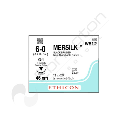 Mersilk Sutures W812 x 12