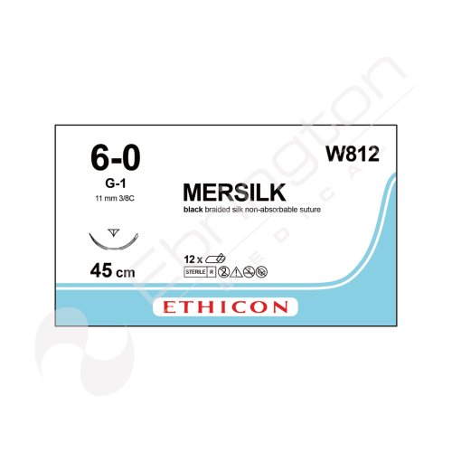 Mersilk Sutures W812 x 12