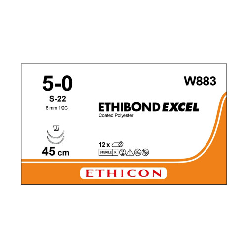 Ethibond Excel Sutures W883 x 12