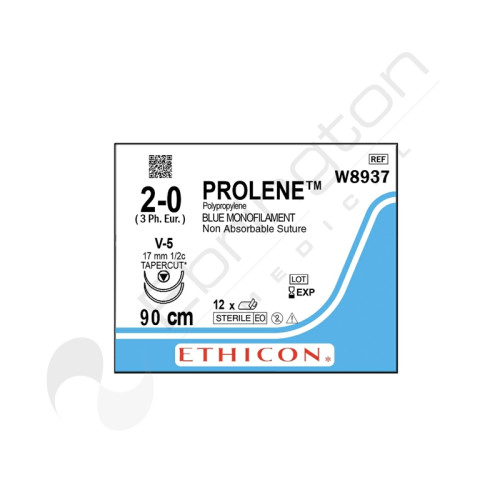 Prolene Sutures W8937 x 12