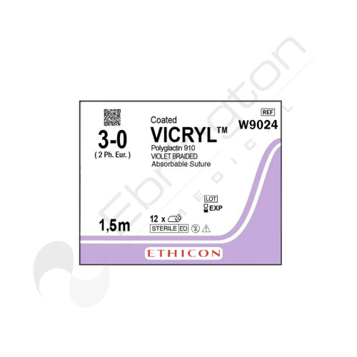 Vicryl Sutures W9024 x 12