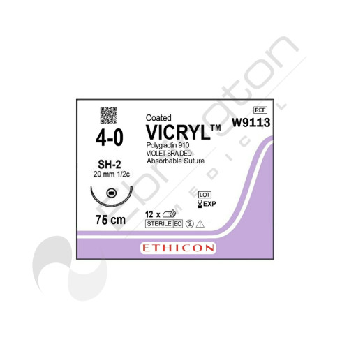 Vicryl Sutures W9113 x 12