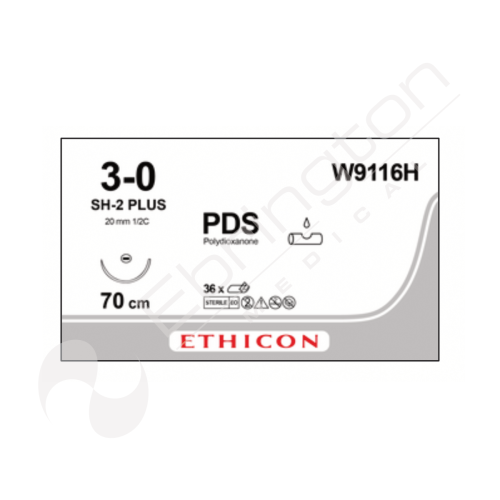 PDS II Sutures W9116H x 36