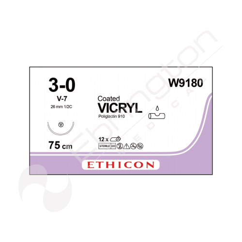 Vicryl Sutures W9180 x 12