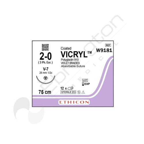 Vicryl Sutures W9181 x 12