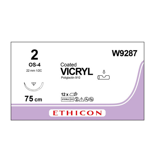 Vicryl Sutures W9287 x 12