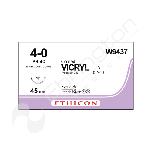 Vicryl Sutures W9437 x 12