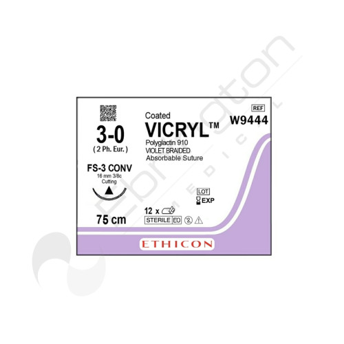 Vicryl Sutures W9444 x 12