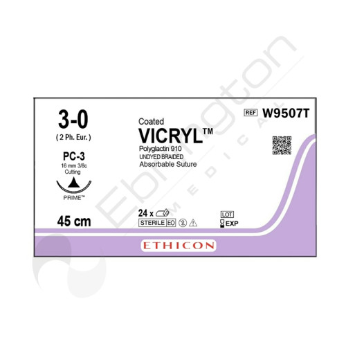 Vicryl Sutures W9507T x 24