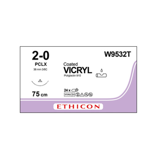 Vicryl Sutures W9532T x 24