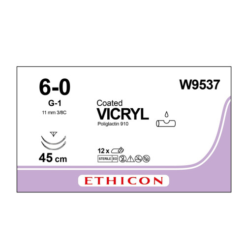 Vicryl Sutures W9537 x 12