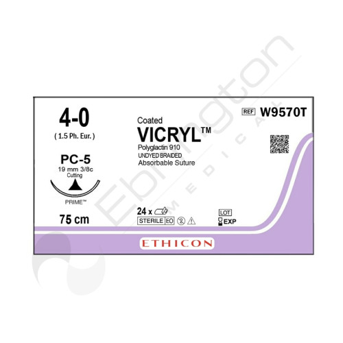 Vicryl Sutures W9570T x 24