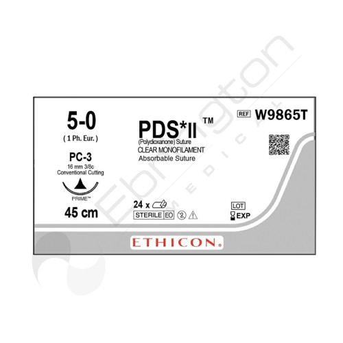 PDS II Sutures W9865 x 24